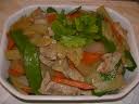 Recette gateau de légumes au poulet (pour 2 portion)