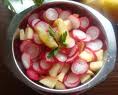 Détails :    Salade de radis aux pommes   	 
