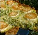 Détails : Tarte à la courgette et au chêvre   	 