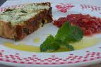 Terrine de courgettes à la menthe   	 