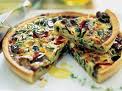 Tarte Provençale (tomate, courgette, mozzarella)   	