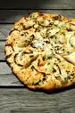    Fougasse aux oignons   	