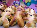 Détails : Mannele (petits bonhommes) à la pâte à brioche (Alsace)