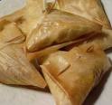 Détails : Tchinas (Brick à la ricotta, tomates et coriandre)