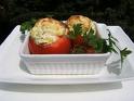 Détails : Tomates soufflées à la ricotta